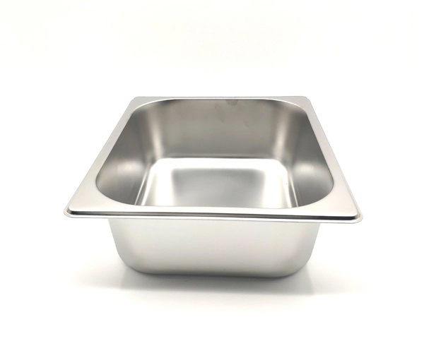 stainless steel rolled edge basin with lid 2